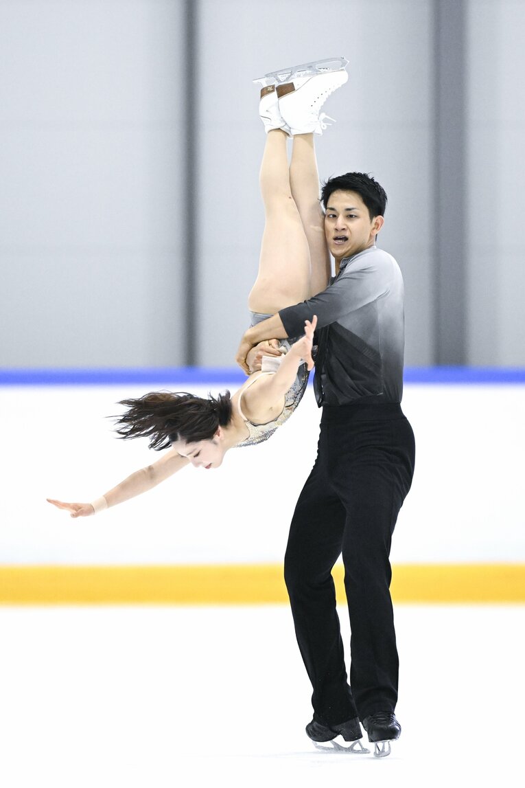 今季の国際大会初戦となった木下グループ杯フリーの演技　©Asami Enomoto