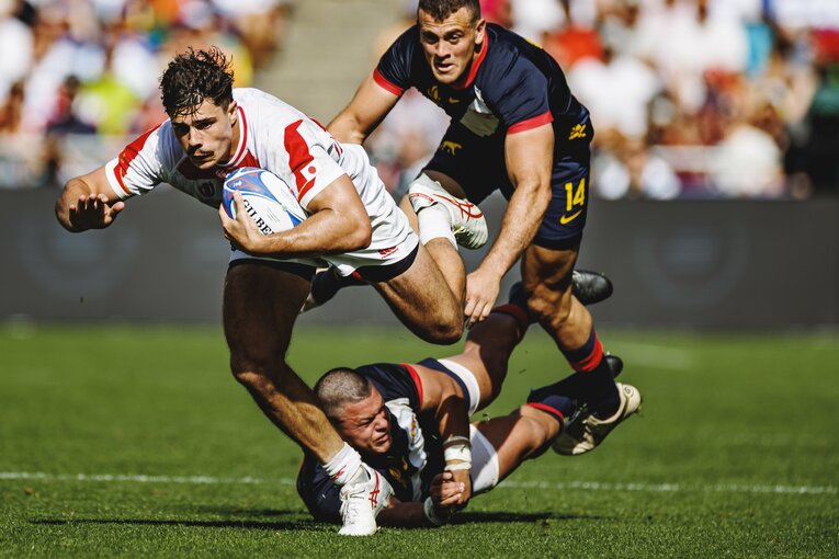 ディラン・ライリー（2023年ラグビーW杯アルゼンチン戦）　©︎Kiichi Matsumoto