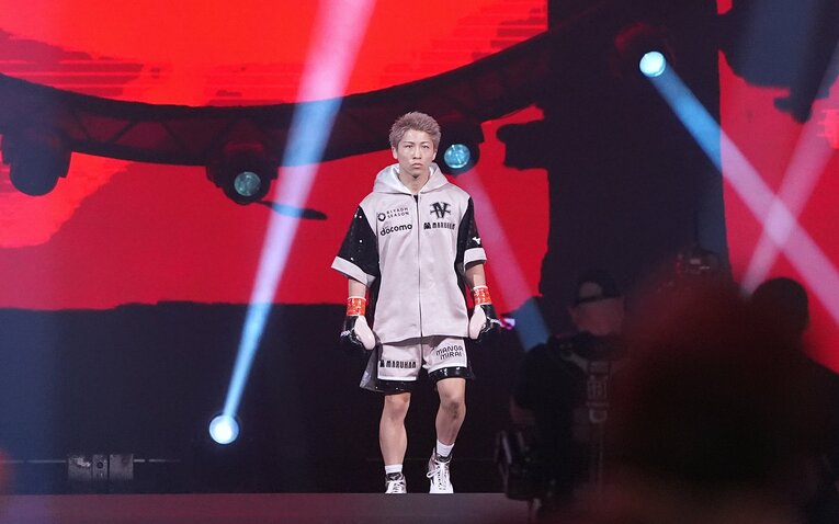 井上尚弥の入場シーン　©Naoki Fukuda