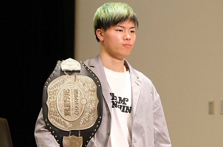 RIZINトップ選手で最後に出場が決まった那須川天心。“那須川天心というジャンル”を見せたいと語った ／ photograph by Norihiro Hashimoto