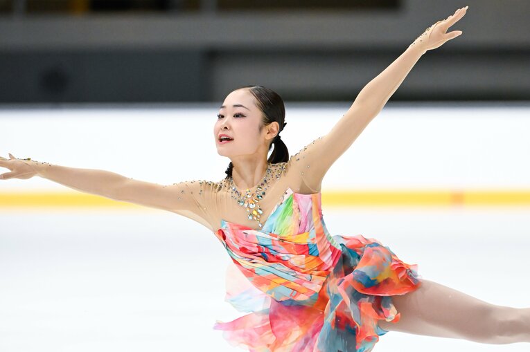 木下グループ杯、島田麻央のFS演技　©️Asami Enomoto