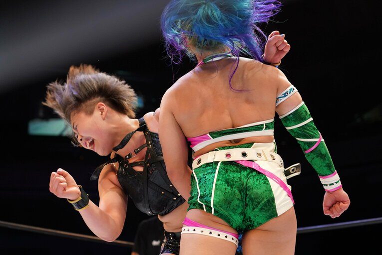 3月26日の両国国技館、飯田沙耶vsMIRAI