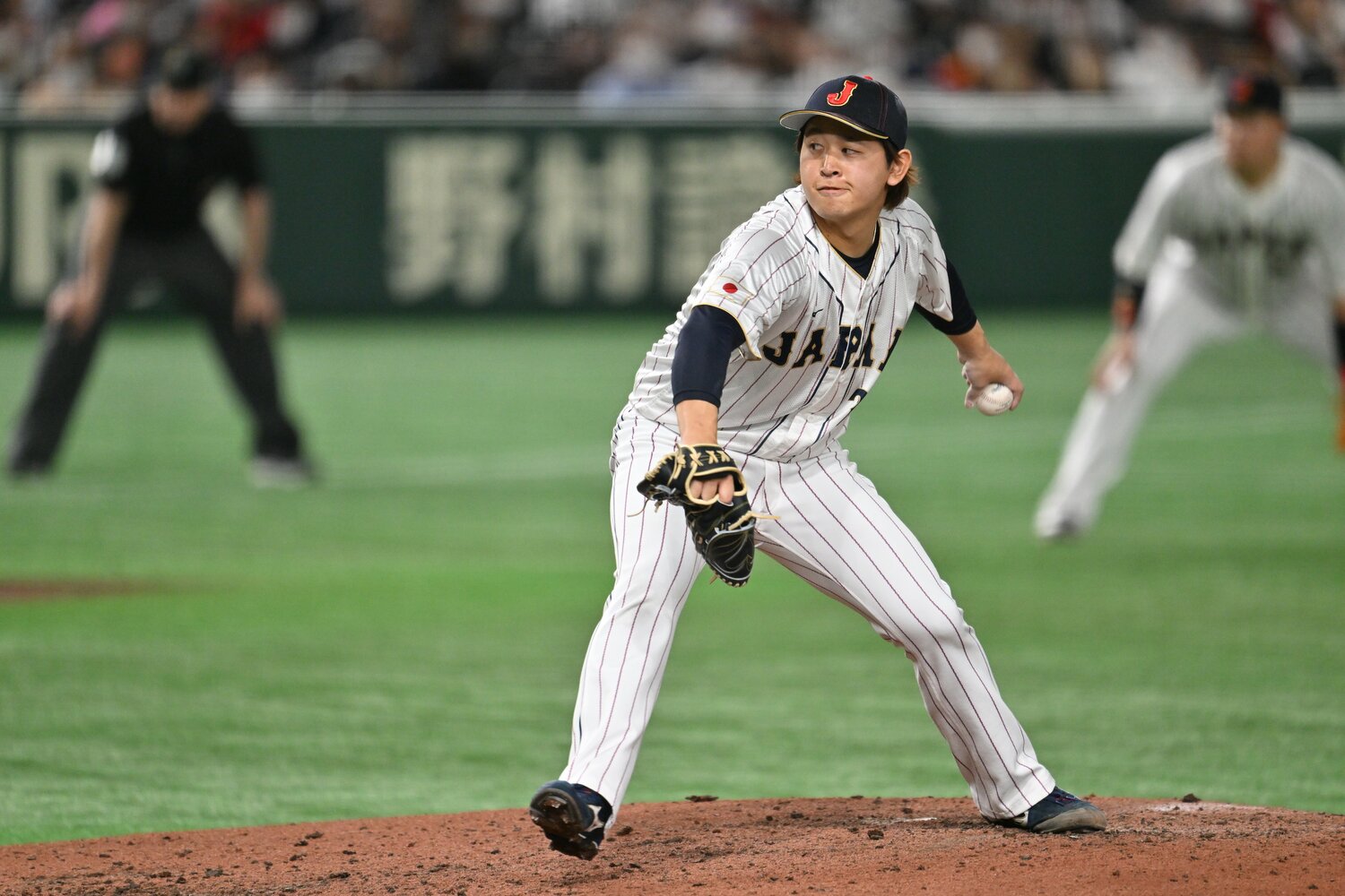 前回大会ではチェコ戦での好投も記憶に残る宮城　©Naoya Sanuki