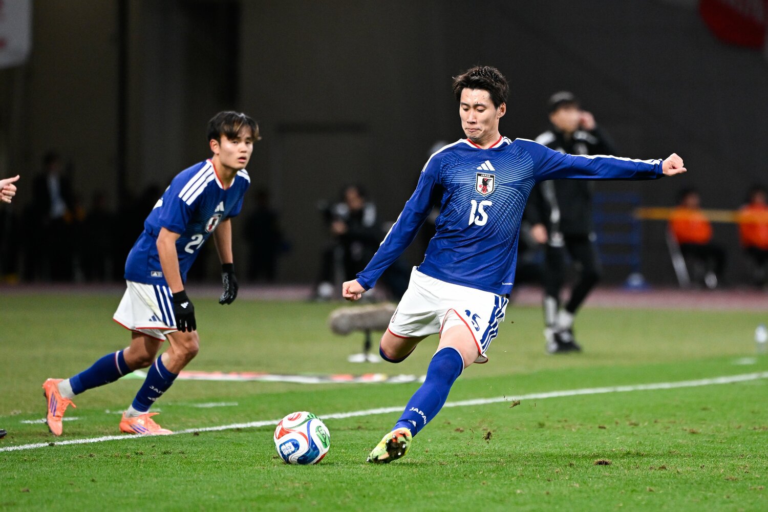 日本代表では中盤で欠かせない存在である　©Asami Enomoto