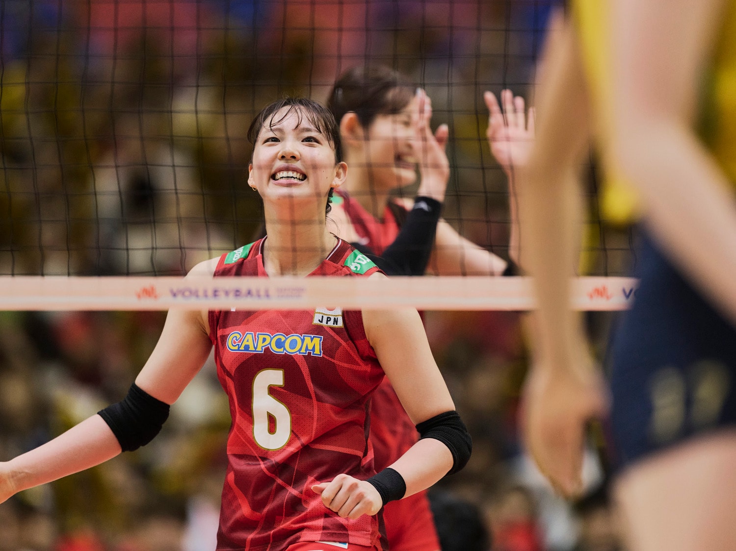 昨シーズンはイタリアでプレーしたセッター関菜々巳　©︎Yuki Suenaga