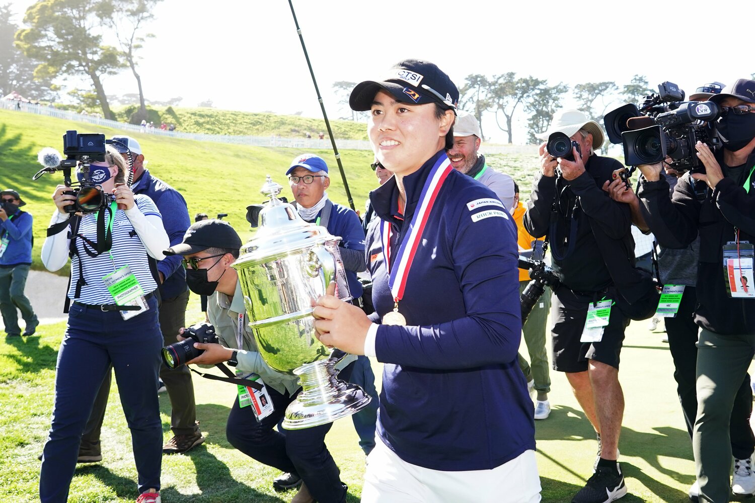 2021年、全米女子オープンを制した笹生優花　©︎Shizuka Minami