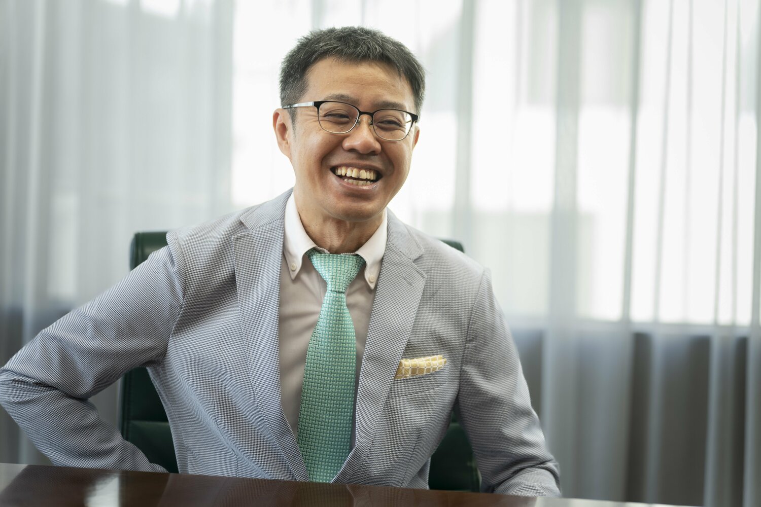 『炎の七番勝負』立ち上げ当時の思い出を語る野月浩貴八段　©Shiro Miyake