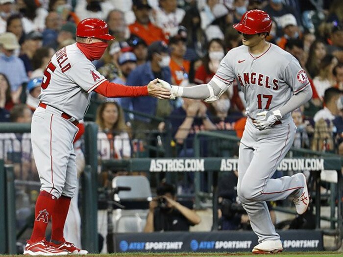 大谷翔平トップタイ7号にMLB公式「ムーンショット」と絶賛… 「芯に当たれば勝手にボールが飛ぶ」恐ろしさ＜Number Web＞ photograph by Getty Images