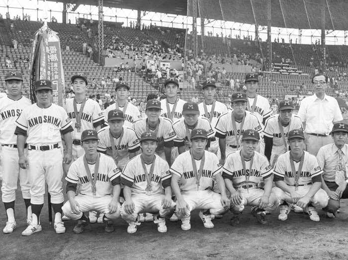 「水分補給もして、ドクターもいた」ど根性野球の昭和に甲子園連覇した公立高の“先進性”「県大会は勝って当然…校歌をちゃんと歌え、とクレームも」＜Number Web＞ photograph by JIJI PRESS