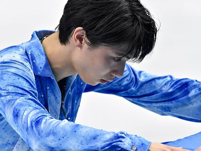 羽生結弦、歴代最高点でSP首位!チャンとのFP決戦を完全シミュレート。<Number Web> photograph by Kaoru Watanabe/JMPA