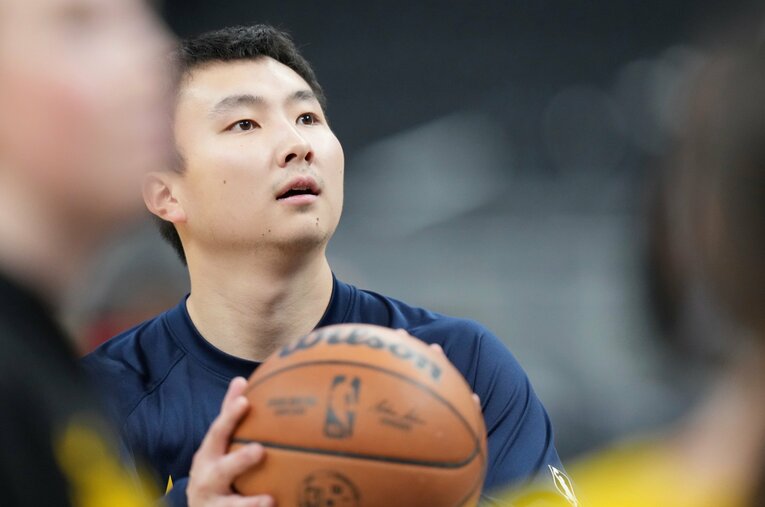 インディアナ・ペイサーズ傘下のマッドアンツでプレーする富永啓生　©︎AP/AFLO