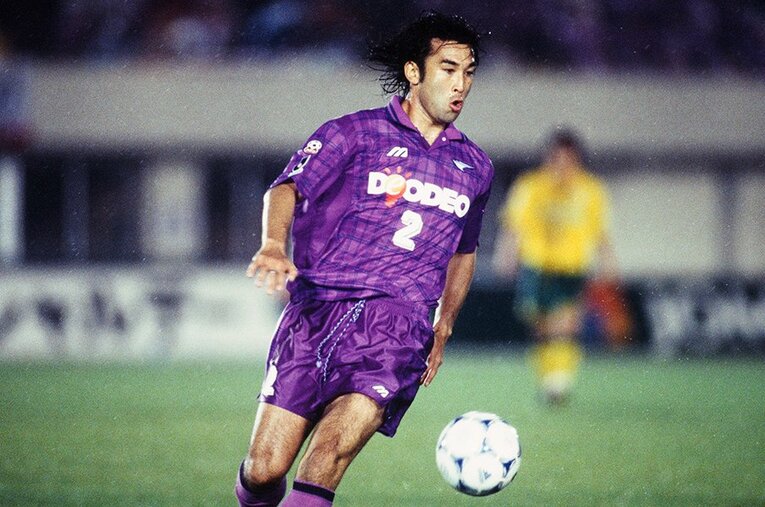 サンフレッチェ広島時代の宮澤浩 ／ photograph by J.LEAGUE