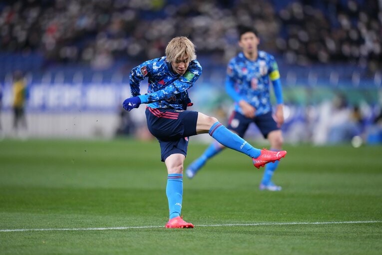 サウジアラビア戦、伊東純也の2点目　©Shinji Koyama/JMPA