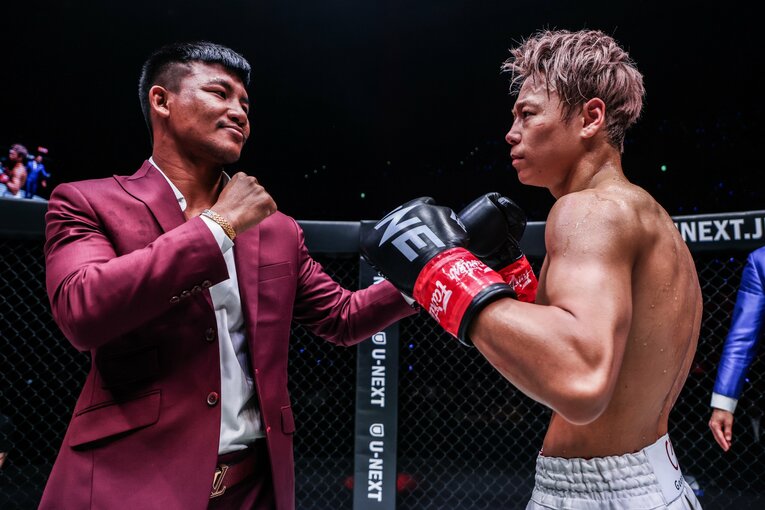 ラストマッチの相手としてロッタンを指名した武尊　©ONE Championship