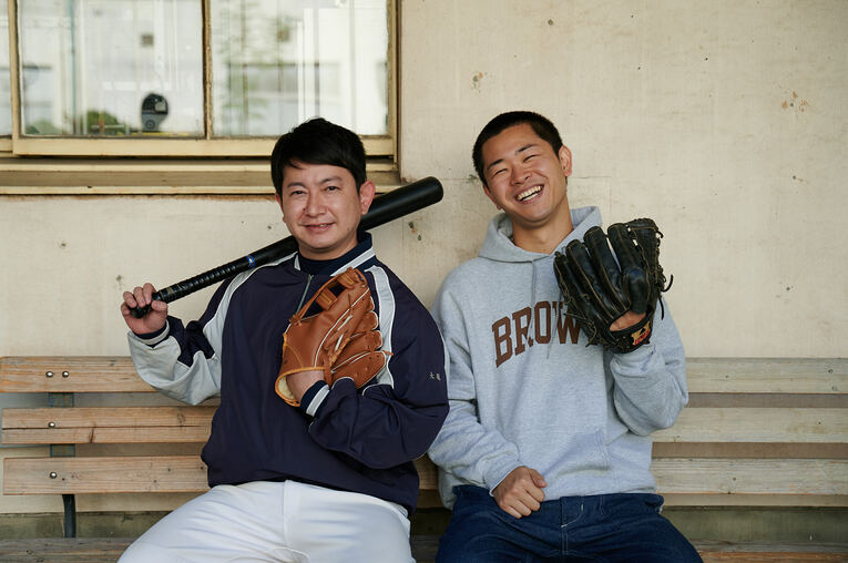 ダンビラムーチョの２人（左が大原、右が原田）　©Ichisei Hiramatsu