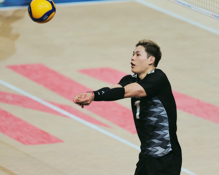 西田有志（VNLスロベニア戦）©︎Yuki Suenaga