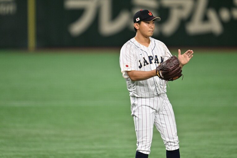 イタリア戦の今永　©Naoya Sanuki