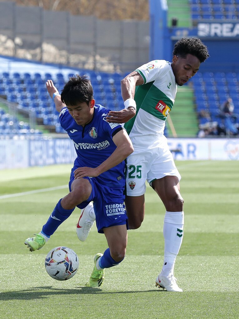 3月21日に行なわれたヘタフェ対エルチェ戦にて　©Getty Images