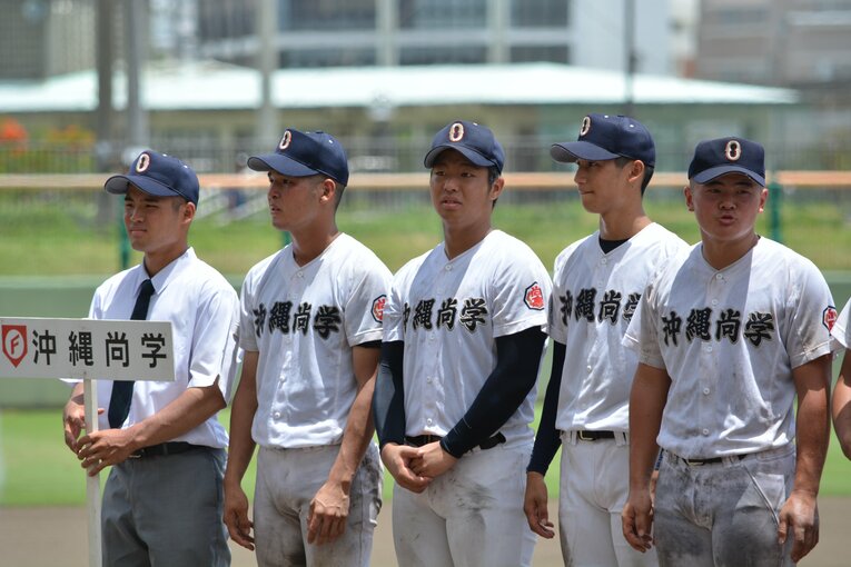 2年連続の甲子園出場を決めた沖縄尚学　©Takarin Matsunaga
