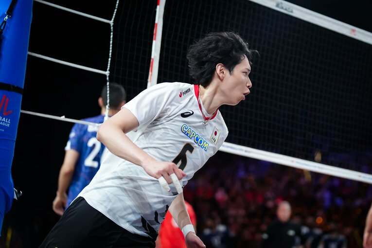 山内晶大（VNLイラン戦）©︎Volleyball Wrold