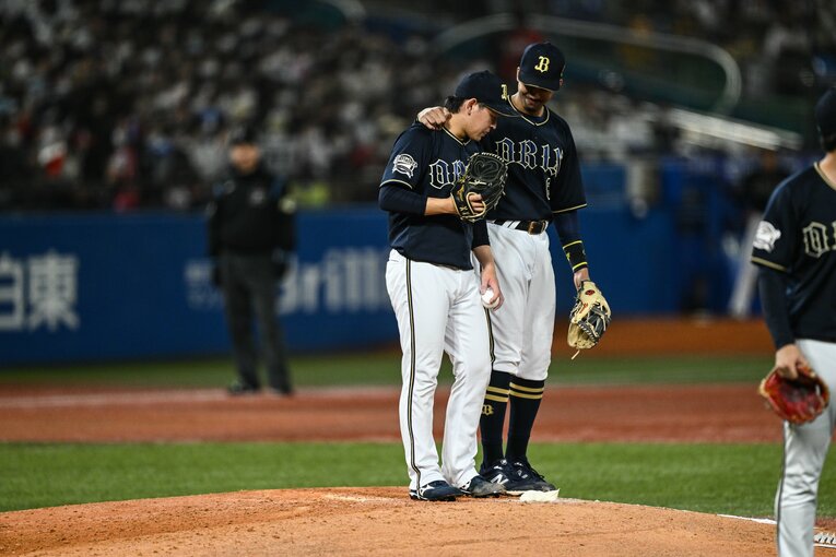 オリックス宮城大弥、宗佑磨　©︎Nanae Suzuki