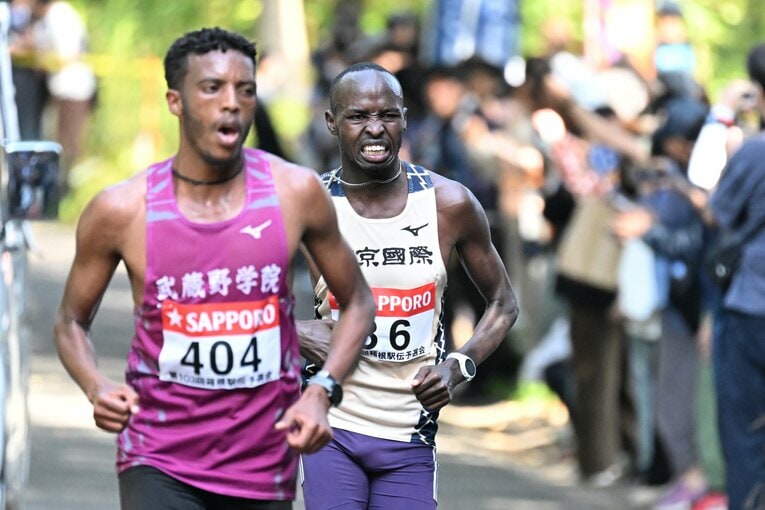 エティーリ（4年）は個人2位と期待に応えたが　©Keiji Ishikawa