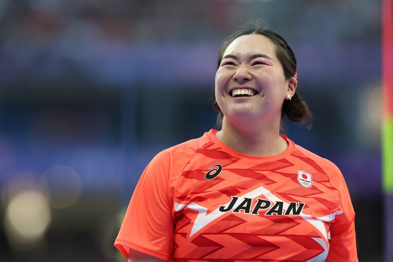 決勝前の北口榛花　©Ryosuke Menju/JMPA