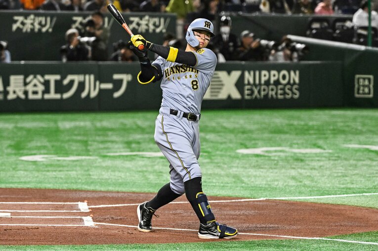 阪神・佐藤輝明　©︎Nanae Suzuki