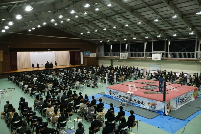 立志式プロレス　©Norihiro Hashimoto