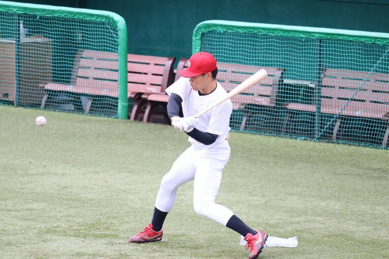 オリックスから1位指名を受けた麦谷祐介　©Genki Taguchi