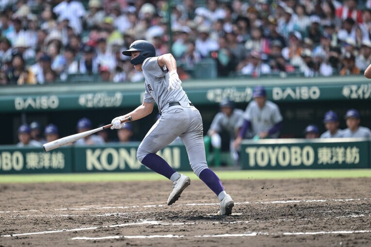 打っては先制タイムリーで4番の役目を果たした北條　©Nanae Suzuki