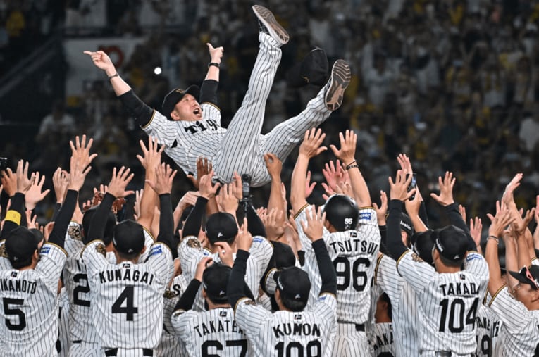 圧倒的な強さでセ・リーグを制した阪神タイガース ／ photograph by Hideki Sugiyama