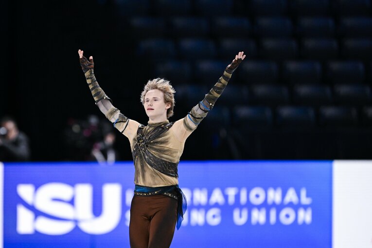 GPファイナルで圧巻の優勝を果たしたイリア・マリニン　©Asami Enomoto