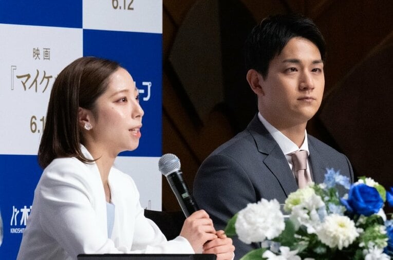 2026年4月28日、引退会見のりくりゅう。「お互いの心が違う方向を…」そこからどう立て直したのか？ ／ photograph by Asami Enomoto