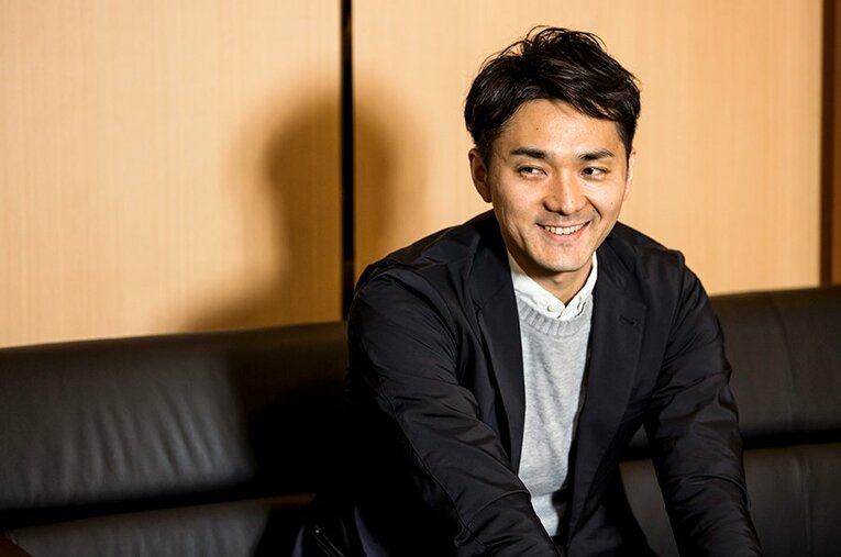 JFAマーケティング部の森田恭平氏。JFAでは、ゲームメーカーとのライセンス交渉などの仕事をしてきた。 ／ photograph by Kiichi Matsumoto