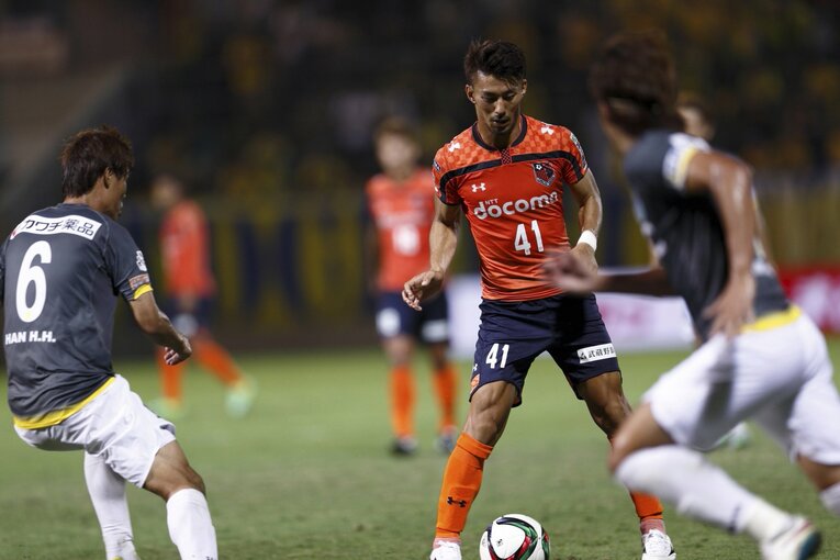 大宮アルディージャ時代の家長昭博（2015年）©︎Kiichi Matsumoto