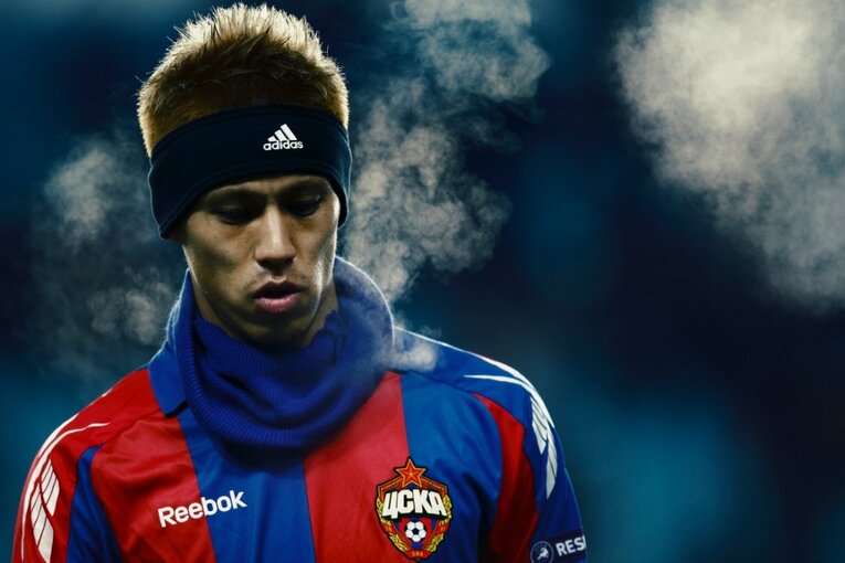 ELを戦った頃の本田　©Takuya Sugiyama