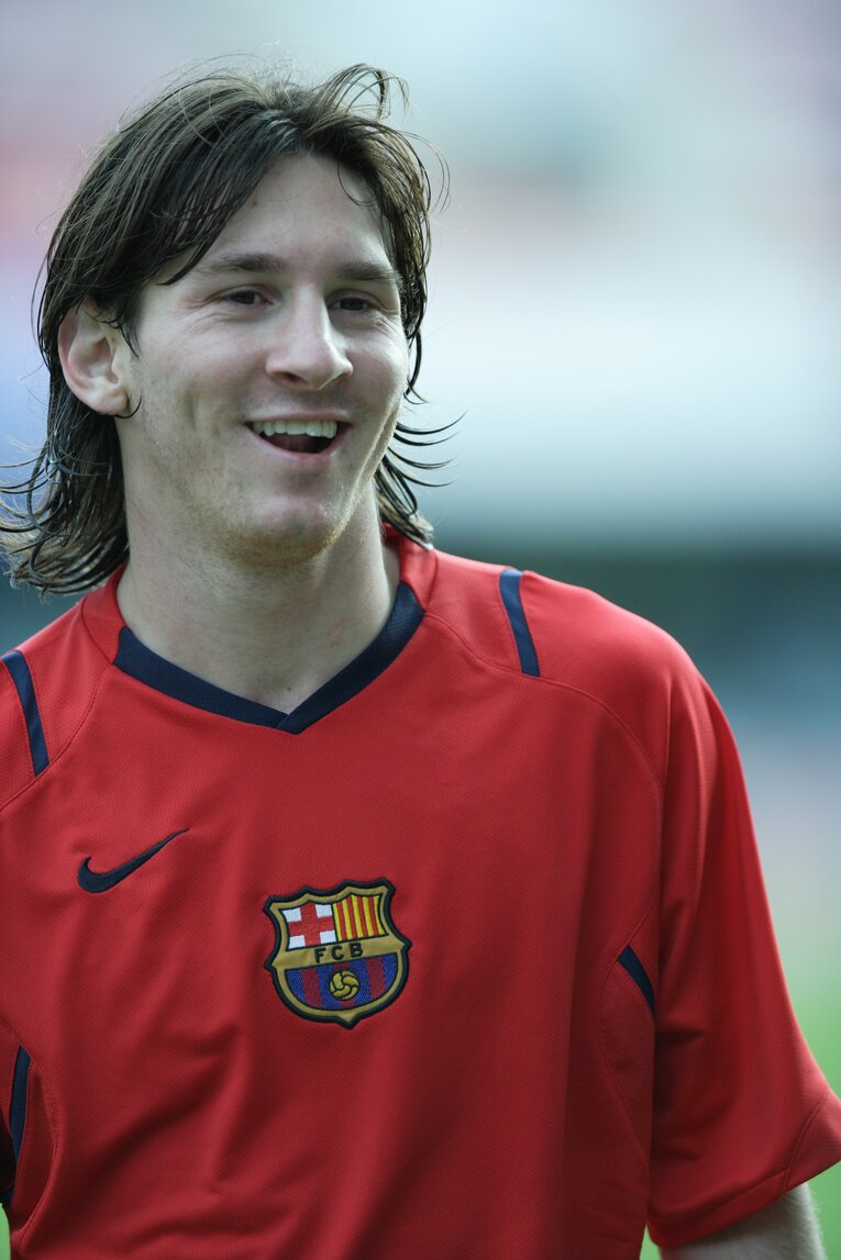 18歳時のメッシ　©Takuya Sugiyama