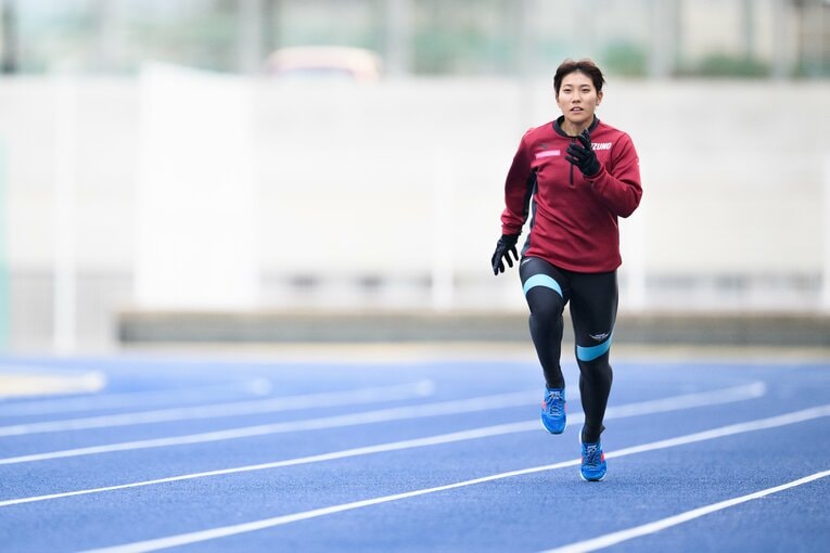 研究者で現在准教授の信岡コーチの“計算式”によって兒玉の走りはタイムが引き上げられた　©Asami Enomoto