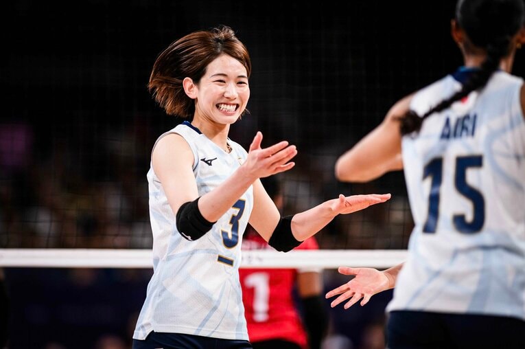 パリ五輪予選ラウンド・ケニア戦　©︎Volleyball World