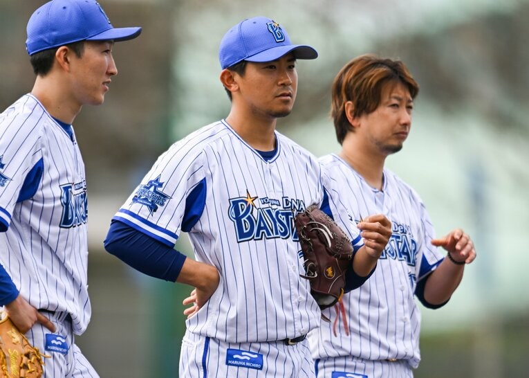 エースの今永（中央）　©Nanae Suzuki