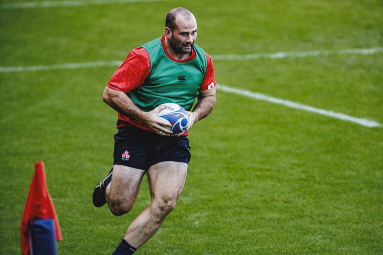 グレイグ・ミラー（2023年ラグビーW杯・練習日）　©︎Kiichi Matsumoto
