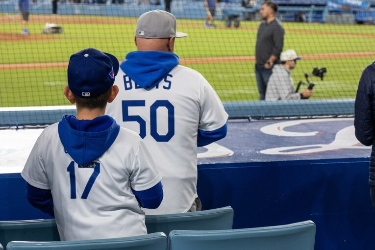 アメリカの大谷ファン、ベッツの人気は大谷を凌ぐとも言われている　©Nanae Suzuki