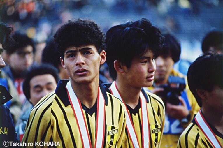 J開幕前のスター、サントスが見た“王国静岡”の高校サッカー。(2)