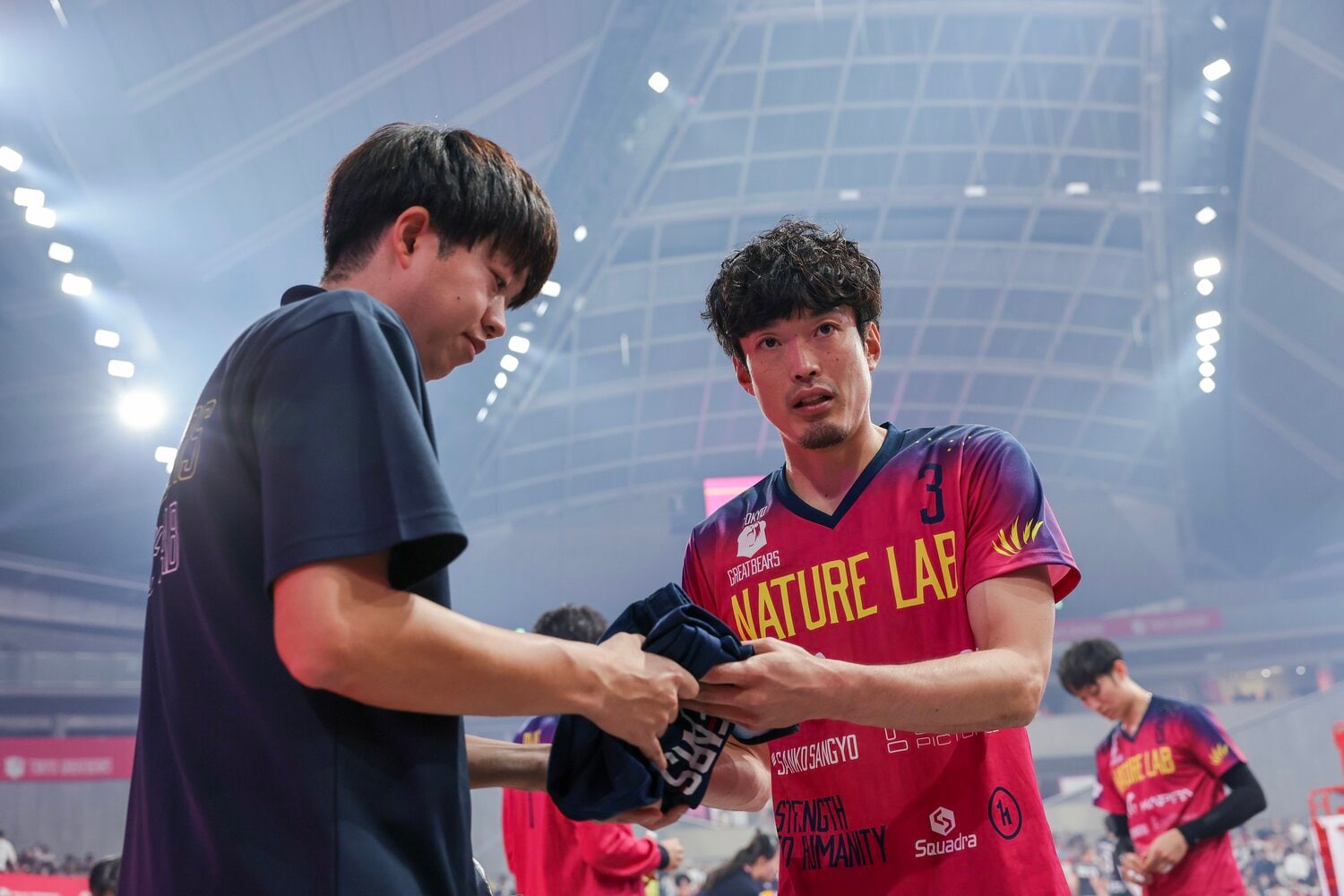 パリ五輪でも活躍したセッター深津旭弘(37歳)©︎SV.LEAGUE