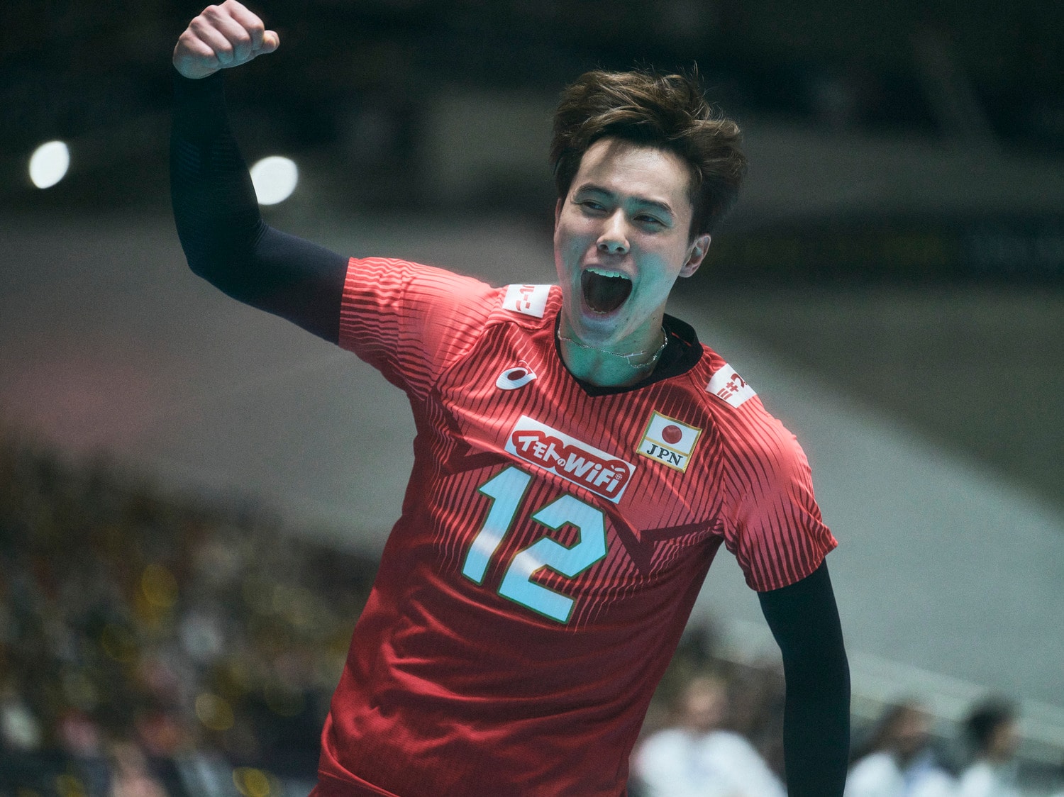 清水邦広は高橋藍を「バレー版・大谷翔平」と評した　©Yuki Suenaga