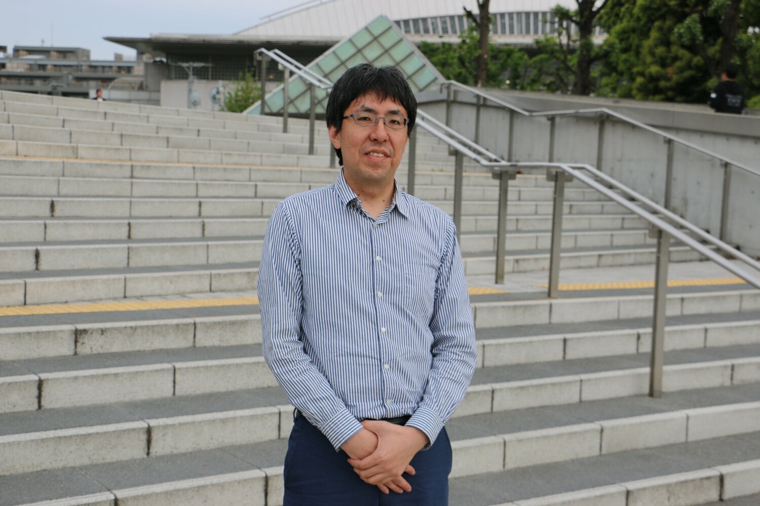 インタビューに応じてくれた広瀬九段 ©Shintaro Okawa