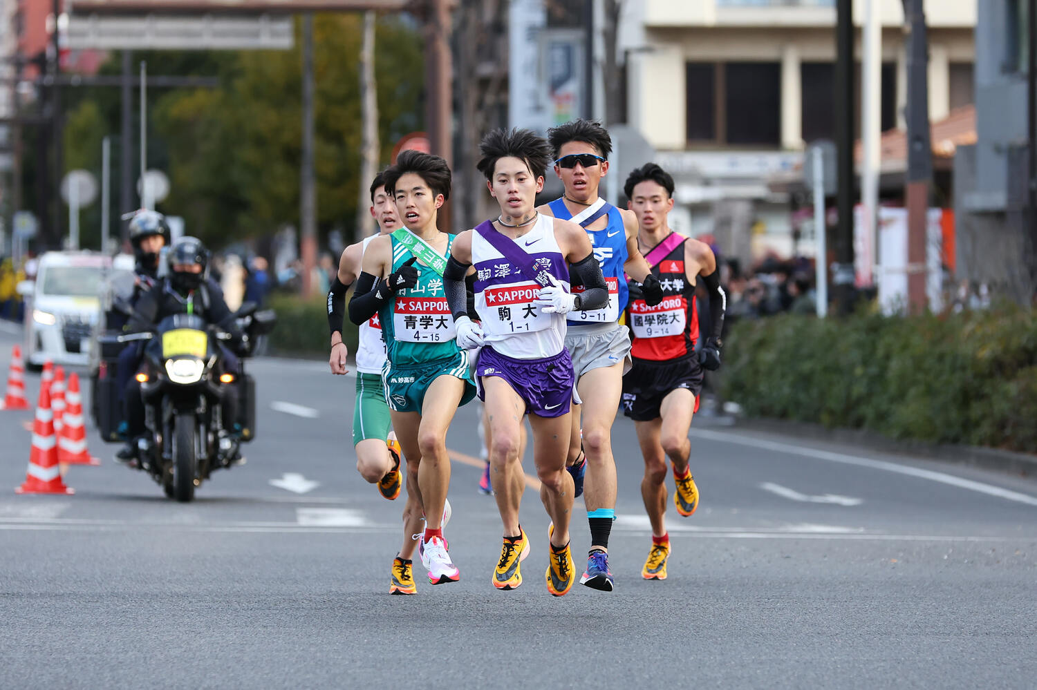 2年時の箱根駅伝では1区を走り、区間2位と活躍　©AFLO