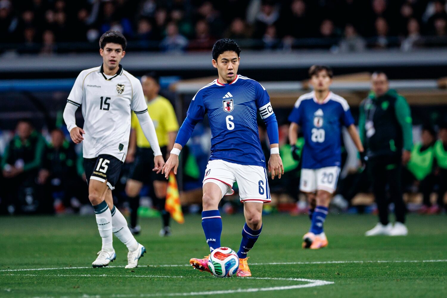 ボリビア戦でフル出場した遠藤　©Kiichi Matsumoto