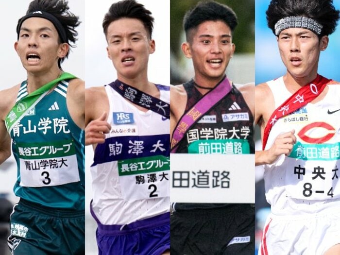 《箱根駅伝直前プレビュー》黒田朝日、佐藤圭汰、吉居駿恭…エースはどこに配置されるか？ 区間エントリーから読み解く「4強」の戦略＜Number Web＞ photograph by Shiro Miyake / Yuki Suenaga / AFLO